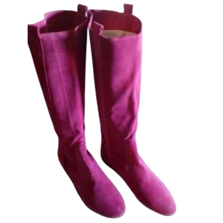 Botas unidas vintage rosa