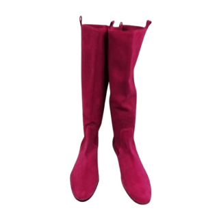 Botas unidas vintage rosa