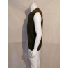 Cor do vintage cáqui com camisola derrotada
