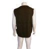 Vintage Farbe Khaki besiegt den Pullover