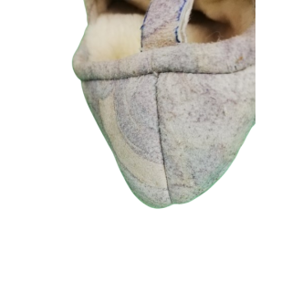 Proto Grey stuffed slippers