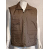 Reversible Jacke Khaki Vintage gemischt ärmellos