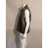 Giacca reversibile Kaki Vintage Misto senza maniche