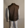 Reversible khaki jacket Vintage Mixed Sleeveless