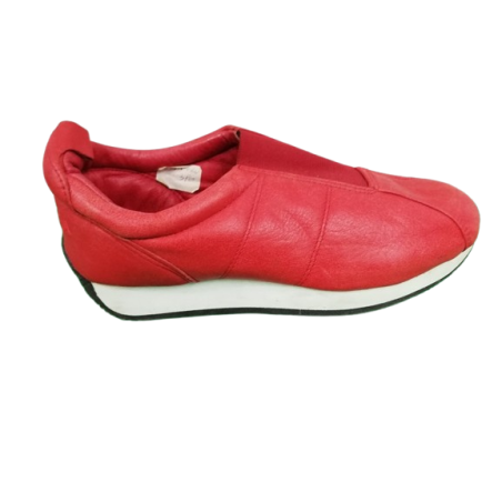 Tennis Red Leather Superga