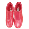 Rood leer tennis Superga
