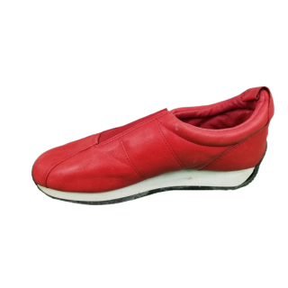 Tênis de couro vermelho Superga