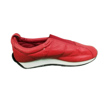 Tenis de cuero rojo Superga