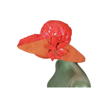 Glitzerhut Maliparmi Blume