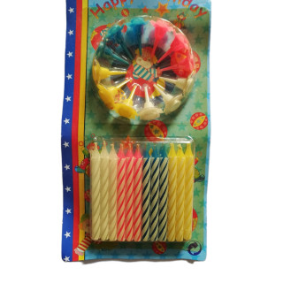 24 velas +12 suporte Ref 34270