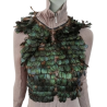 Veste Paola Frani con vere piume