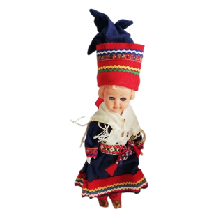 Muñeca regional, años popular 1960/1970 Ref. P48