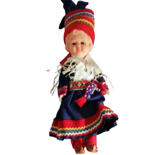 Muñeca regional, años popular 1960/1970 Ref. P48