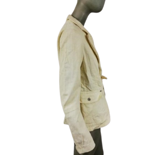 Jacke Weber Gerippter Samtstil
