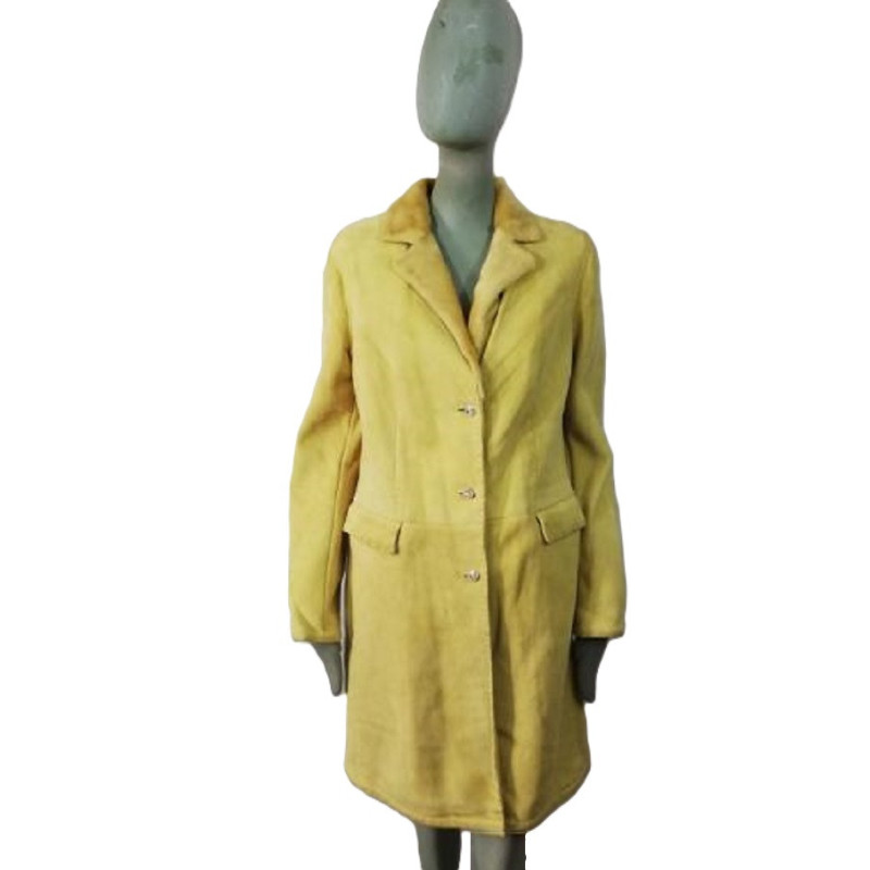 Benedetta Novi suede leather coat