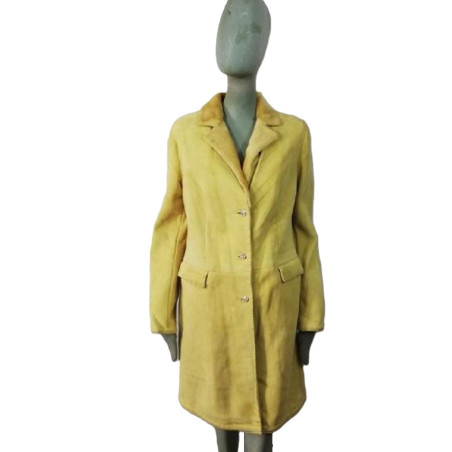 Benedetta Novi suede leather coat