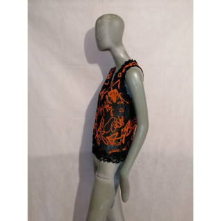 Muskelshirt Clips More Art. A4 8 Z509 2469 Orange-Black