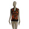 Tanktop Clips More Art. A4 8 Z509 2469 Oranje-zwart