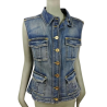 Jeansjack Oppio Mouwloos