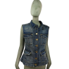 Jeansjack Oppio Mouwloos