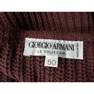 Suéter de cuello redondo largo de Armani
