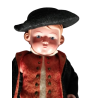 Regional Doll, Folkloric 60-70s Ref. P41