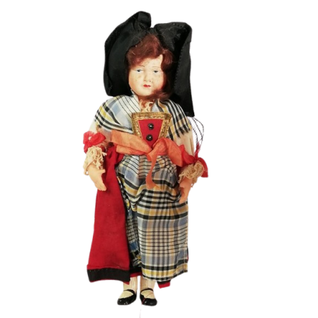 Boneca Regional, Folk 60-70S Ref. P40