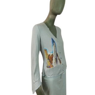 Magnifique Gilet Vintage Voyage