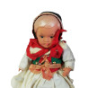 Muñeca regional, folk 60-70s ref. P36