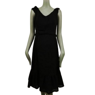 Vestido nominal negro vintage