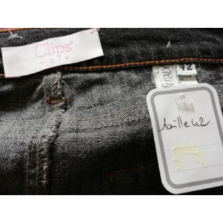 Vintage jeans rok Clips More