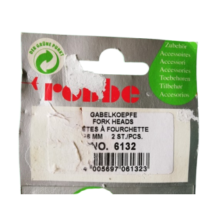 2 Têtes à fourchette 26 mm Robbe 6132