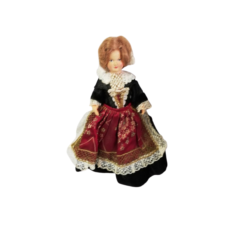 Muñeca regional, folk 60-70s ref. P34