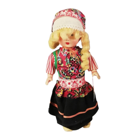 Boneca Regional, Folk 60-70S Ref. P27