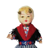 Muñeca regional, folk 60-70s ref. P25