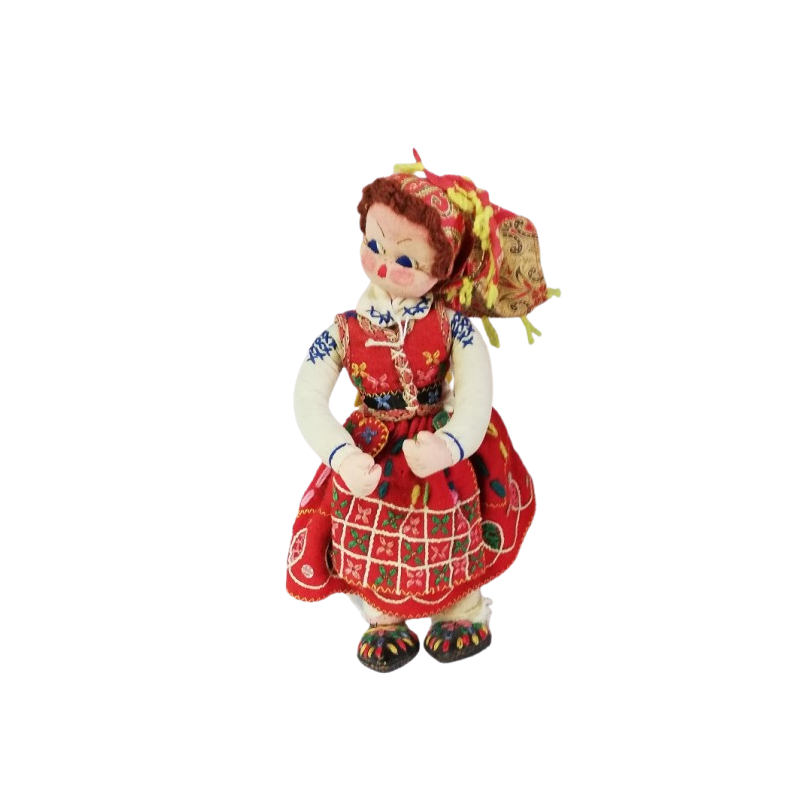 Boneca Regional, Folk 60-70S Ref. P24