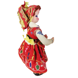 Muñeca regional, folk 60-70s ref. P24