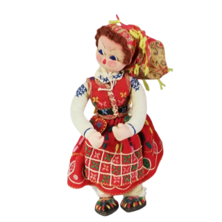 Muñeca regional, folk 60-70s ref. P24