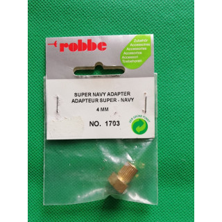 Adaptador Super Navy 4mm Robbe 1703