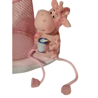 Caja de lápiz con vaca de vaca de vaca rosa. Referencia 90528