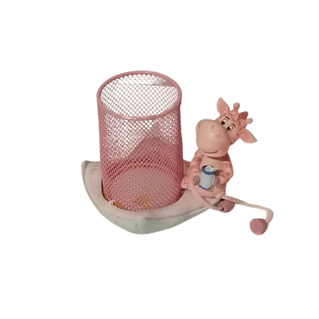 Pencil box with Vache Rose ref 90528