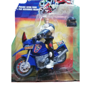 Motocicleta azul 13 cm con modard mod. 250sx