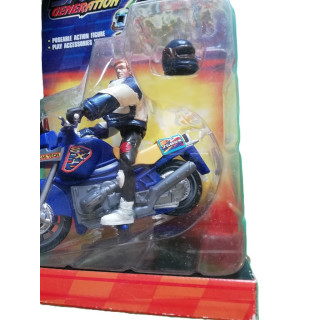 Blaues Motorrad 13 cm mit MODARD MOD. 250sx