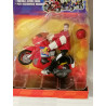 Red Moto 13 cm with biker Mod. 250Sx