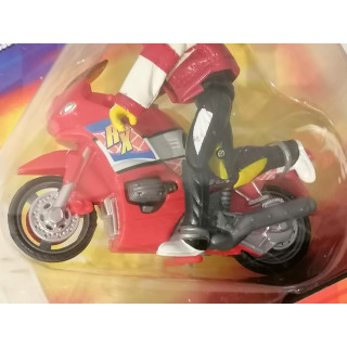 Rode motorfiets 13 cm met Biker Mod. 250sx