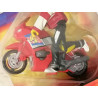 Motocicleta vermelha 13 cm com Motociclista Mod. 250sx