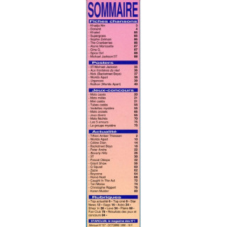 Star Club Magazine nummer 107, W.A, Boyzone