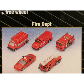 5 véhicules Maisto Modèle Fire Dept