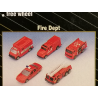 5 vehicles Maisto Model Fire Dept