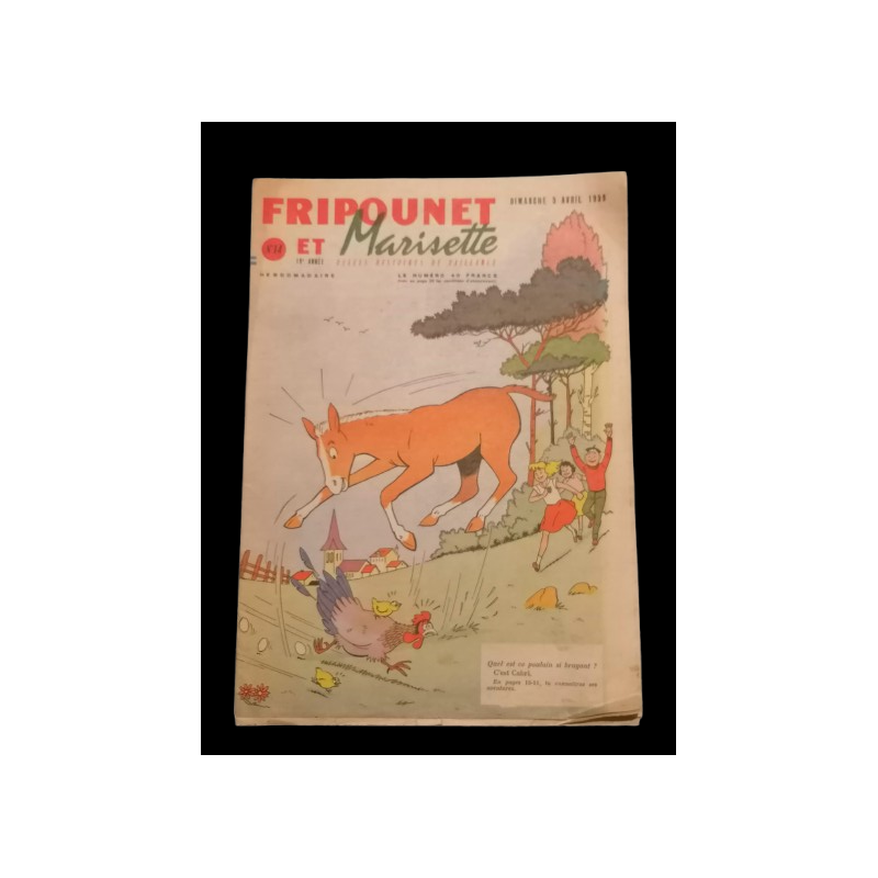 Fripounet settimanale e Marisette aprile 1959
